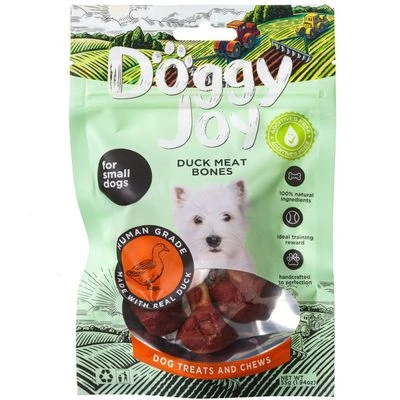 Лакомство для собак мелких пород Догги Джой Kосточки с мясом утки 55г-0}