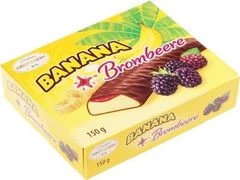 Суфле Hauswirth Banana Brombeere банановое с ежевичным джемом в темном шоколаде ШОКОБАНАНЫ 150г