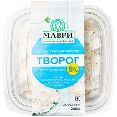 Творог Маври 5% жир. 200г