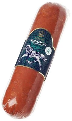 Колбаса из конины полукопченая  халяль 300г-1}