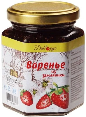 Варенье из земляники натуральный продукт 250г-0}