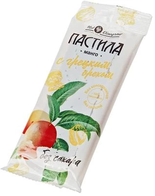 Пастила из манго с грецким орехом без специй без сахара 50г-1}