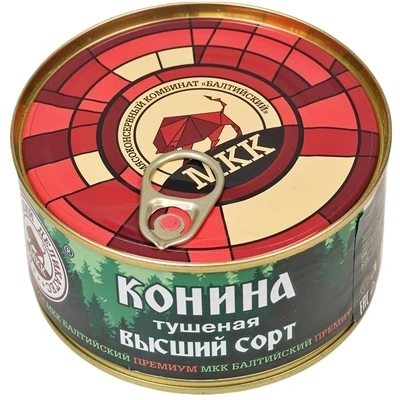 Конина тушеная Балтийский 325г -1}