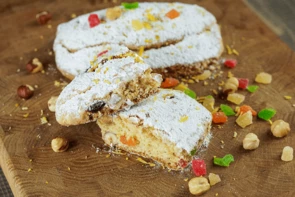 Штоллен творожный бездрожжевой