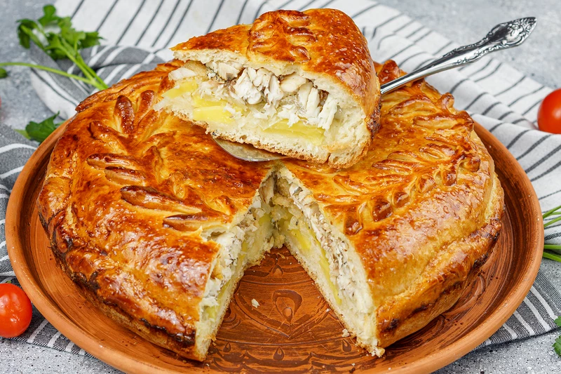 Пирог с ряпушкой