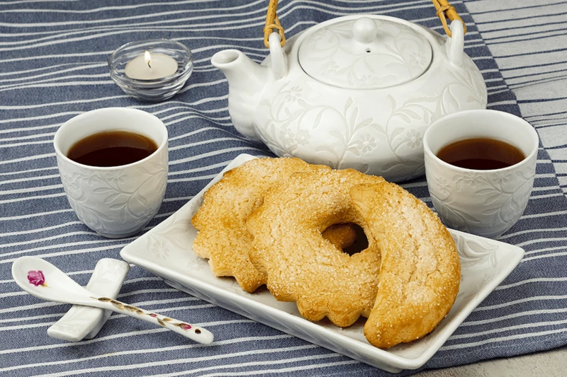 Молочные коржики