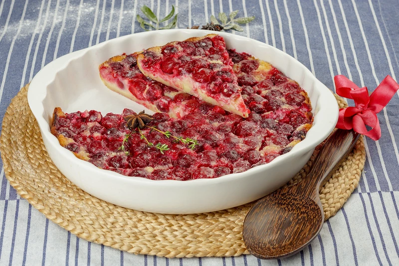 Клафути с вишней