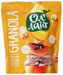 Мюсли хрустящие медовые с тропическими фруктами Ол Лайт 280г