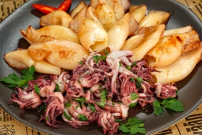 Как приготовить кальмар-мини лолиго