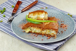 Рыбный пирог на сметане