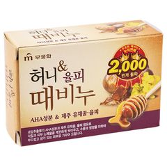 Мыло для тела с медом и скорлупой каштанов отшелушивающее и увлажняющее Корея 90г