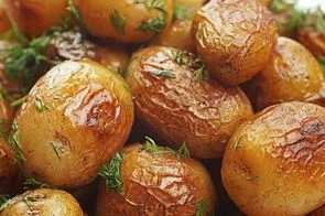 Жареный молодой картофель