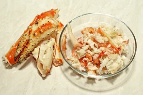 Как разделать конечности краба