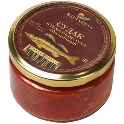 Судак обжаренный в томатном соусе 215г-0}