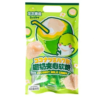 Конфета мармеладная Coconut Milk со вкусом кокосового молока 80г-0}