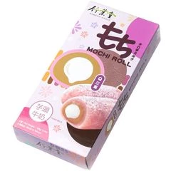Японское пирожное Моти Ролл с таро и сливочной начинкой Bamboo House Япония 150г