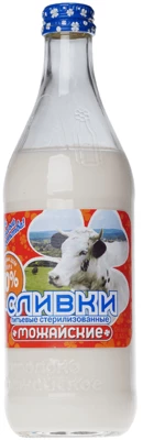 Сливки питьевые Можайские 10% жир. стерилизованные 450мл-0}