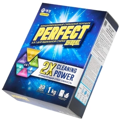 Стиральный порошок концентрированный Perfect Power Solution Корея 1кг-1}