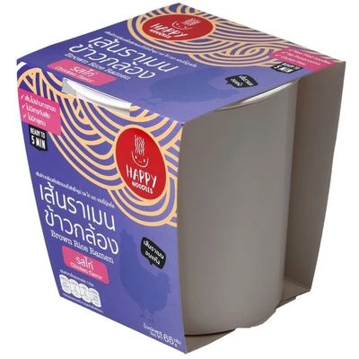 Лапша рамен быстрого приготовления Курица по-тайски Happy Noodle 70г -1}