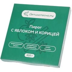 Пирог с яблоком и корицей 420г