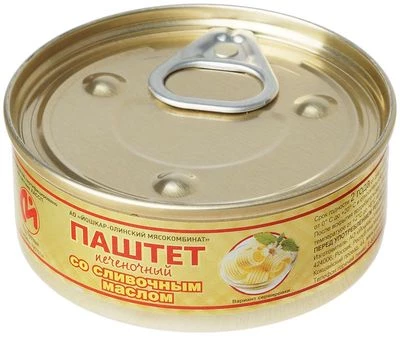 Паштет печеночный со сливочным маслом 100г-0}