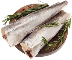 Хек потрошеный без головы и хвоста ~1кг