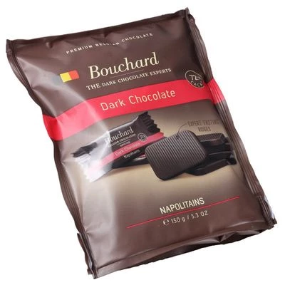 Шоколад горький Napolitans мини-плитки Бельгия 150г-1}