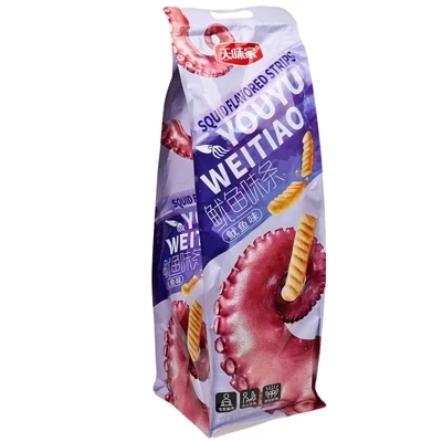 Чипсы картофельные со вкусом кальмара Китай 200г-1}