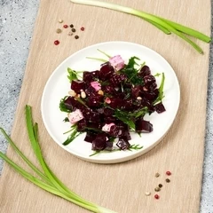 Салат Свекольный с сыром и кедровыми орешками Деликатеска 90г