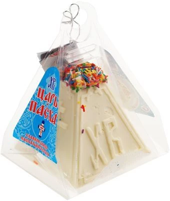 Пасха творожная фигурная 22% жир., 450г-1}