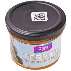 Паштет Terrine из белой рыбы Лунское море 90г