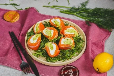 Закуска из форели