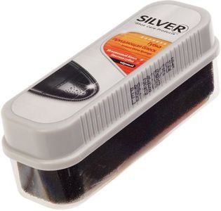 Губка для обуви черная SILVER