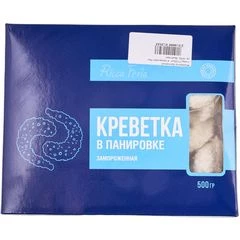 Креветки Ваннамей очищенные без хвоста в панировке 21/25 500г
