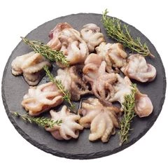 Осьминоги молодые очищенные мини 40/60 250г