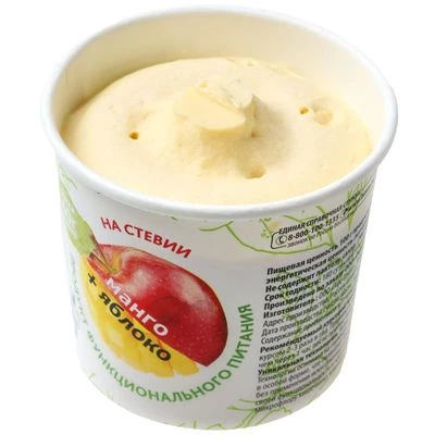 Десерт веганский манго с кусочками яблока 60г-1}