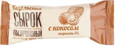 Сырок творожный с кокосом 5% жир., 40г РАСПРОДАЖА-0}