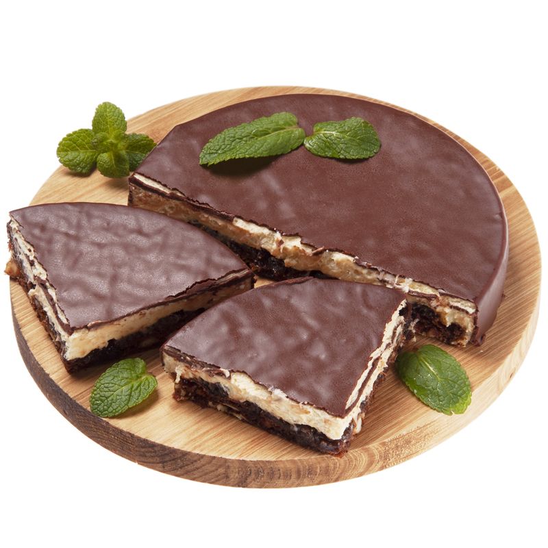 Торт Шоколадно-ореховый с черносливом 500г торт шоколадно черничный русская нива 340г