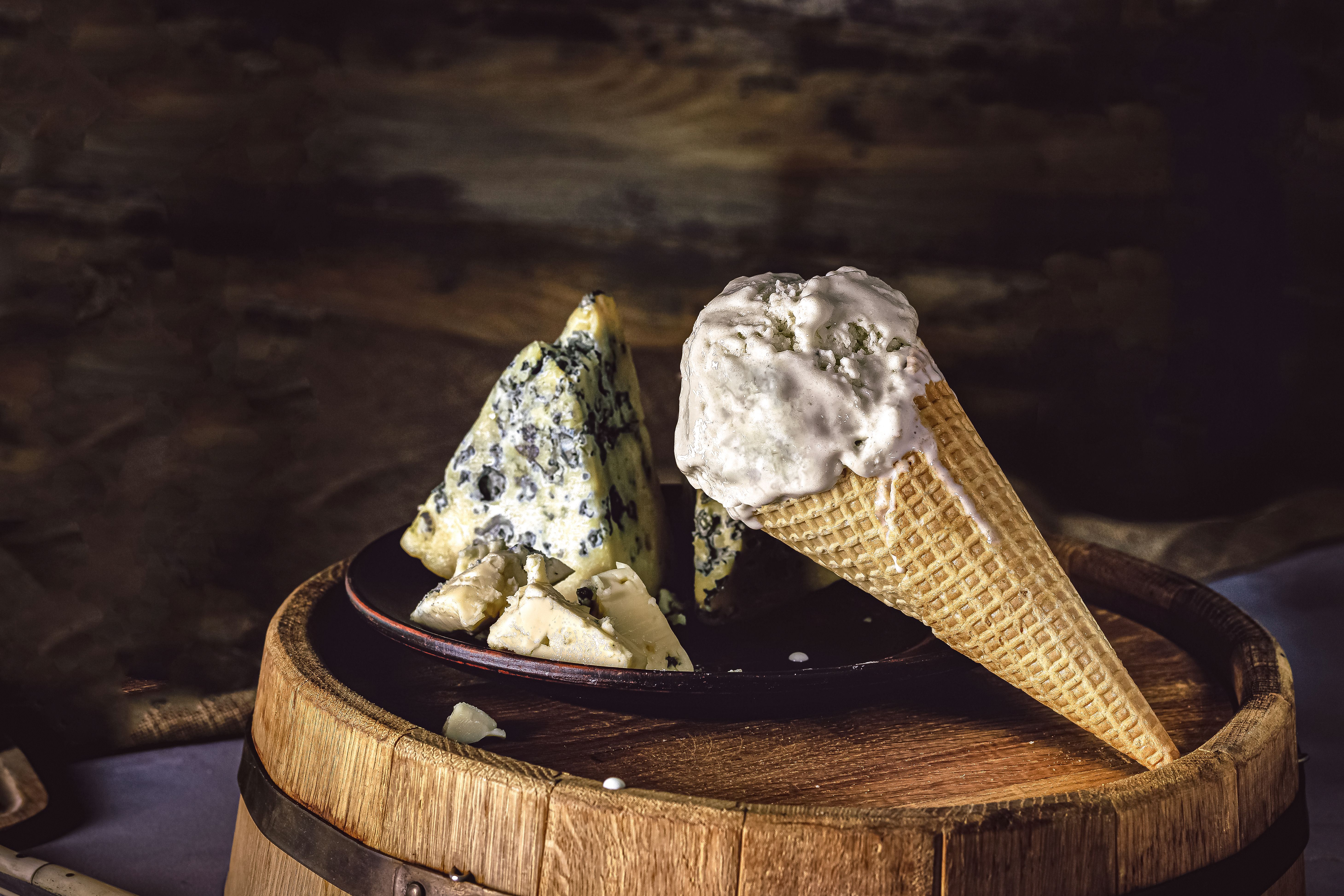 Сырное мороженое