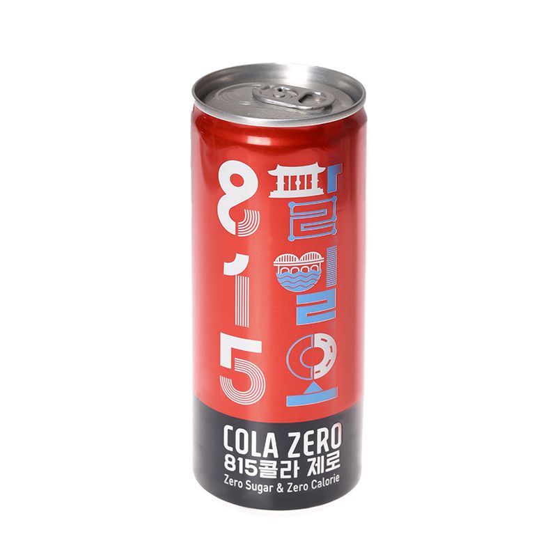Напиток газированный 815 Cola Zero Woongjin 250мл напиток газированный добрый cola без сахара 330 мл