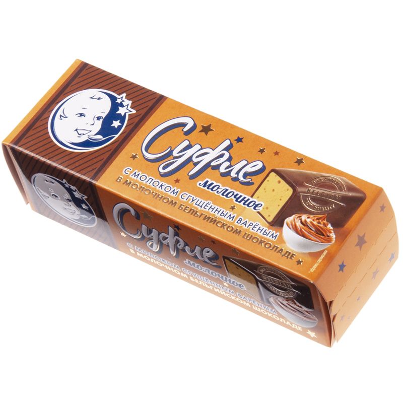 цена Суфле молочное с вареной сгущенкой в молочном бельгийском шоколаде 50г