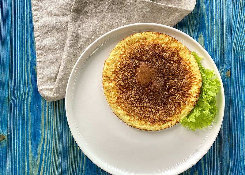 Омлет с творогом