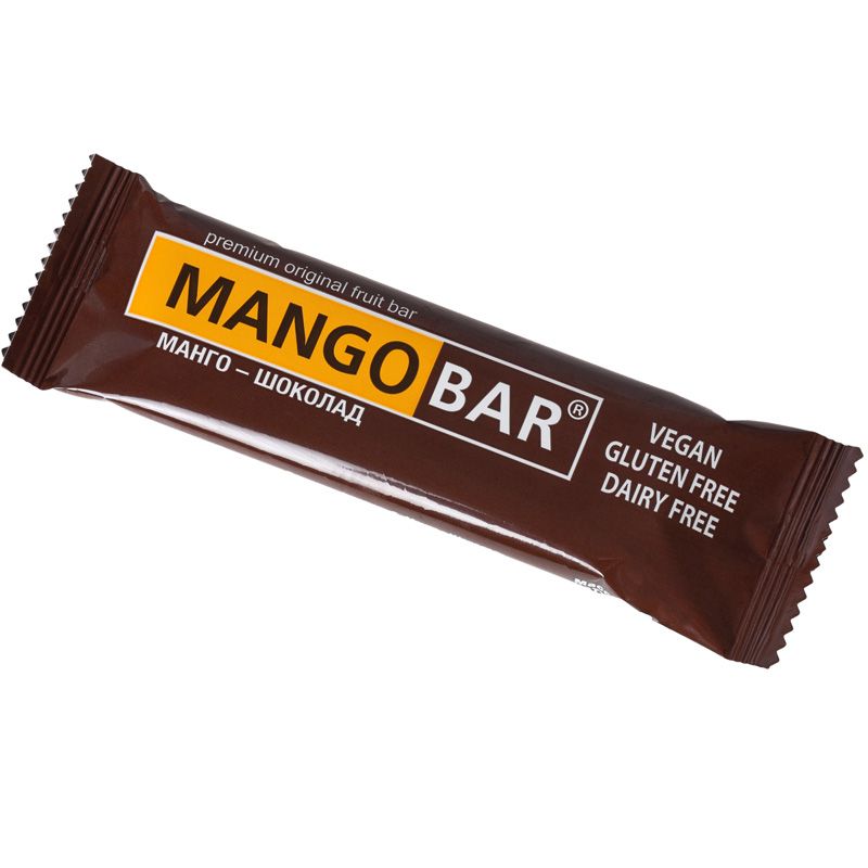 Батончик фруктовый Mangobar Манго-Шоколад 35г