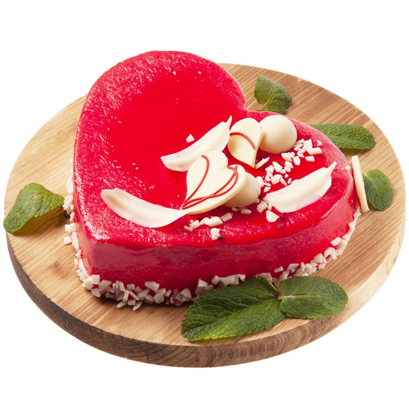 Торт йогуртовый Сердце Деликатеска 630г цена и фото