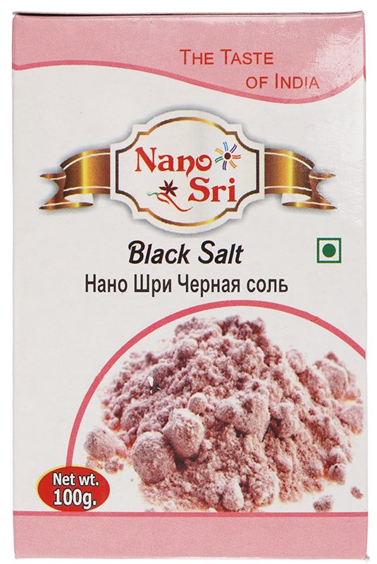 черная соль kala namak индия 200г Черная соль Nano Sri Индия 100г