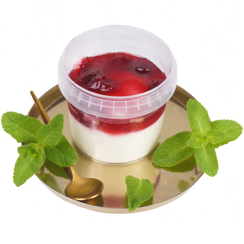 Йогурт греческий с вишневым вареньем 5% жир. Деликатеска 200г йогурт греческий с инжиром и курагой 3% жир 190г