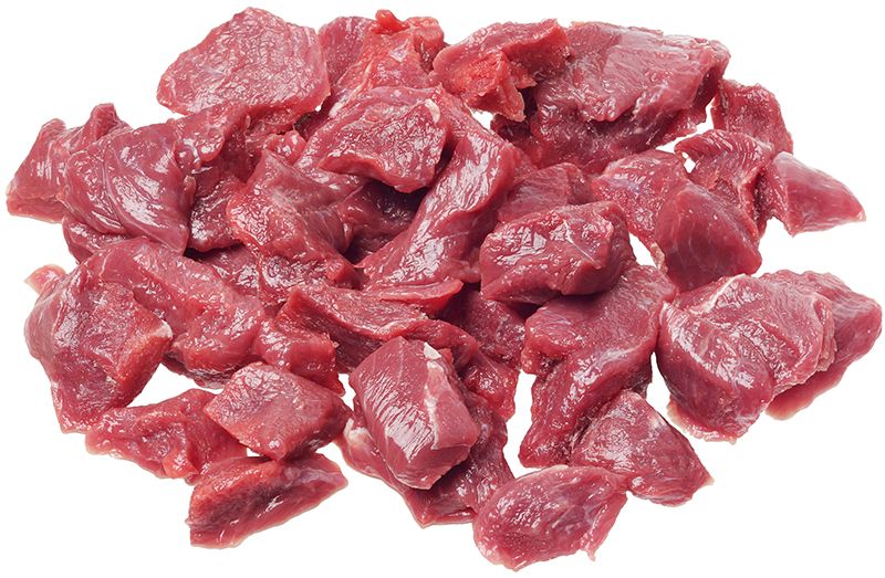 Гуляш говяжий бескостный ~850г соевое мясо здоровка гуляш 130 г