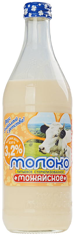 Молоко Можайское топленое 3.2% жир. стерилизованное 450мл молоко топлёное стерилизованное можайское 6% 0 45 л