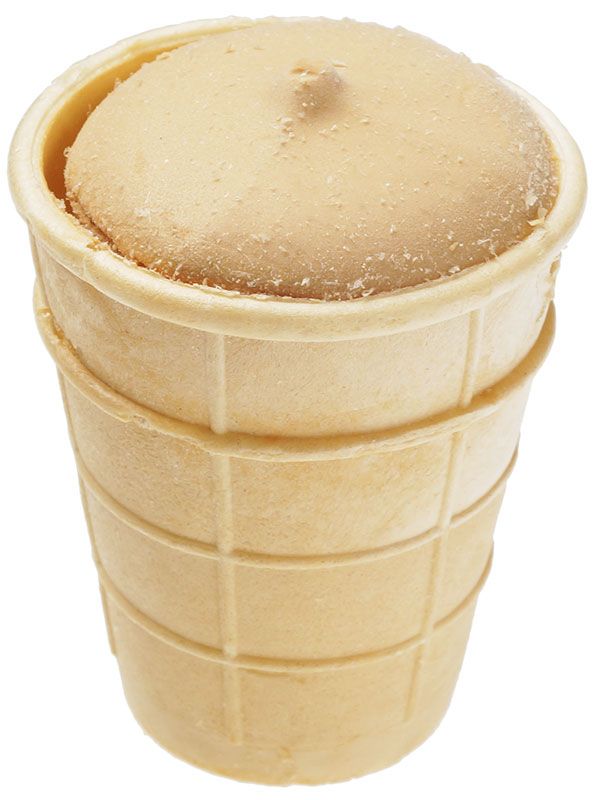 Пломбир крем-брюле в вафельном стаканчике 80г мороженое пломбир настоящий пломбир крем брюле в вафельном стаканчике бзмж 80 г