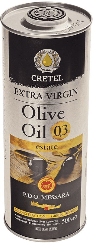 Масло оливковое нерафинированное Extra Virgin Estate Греция 500мл